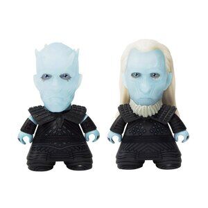 NEW GAME OF THRONES TITANS 3"' TWIN PACK NIGHT KING WHITE WALKER TOY Figure Glow